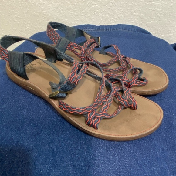 CHACO Diana Strappy Sandals Pulse Eclipse Outdoor Sport - Womens Size US 10 - Picture 1 of 6